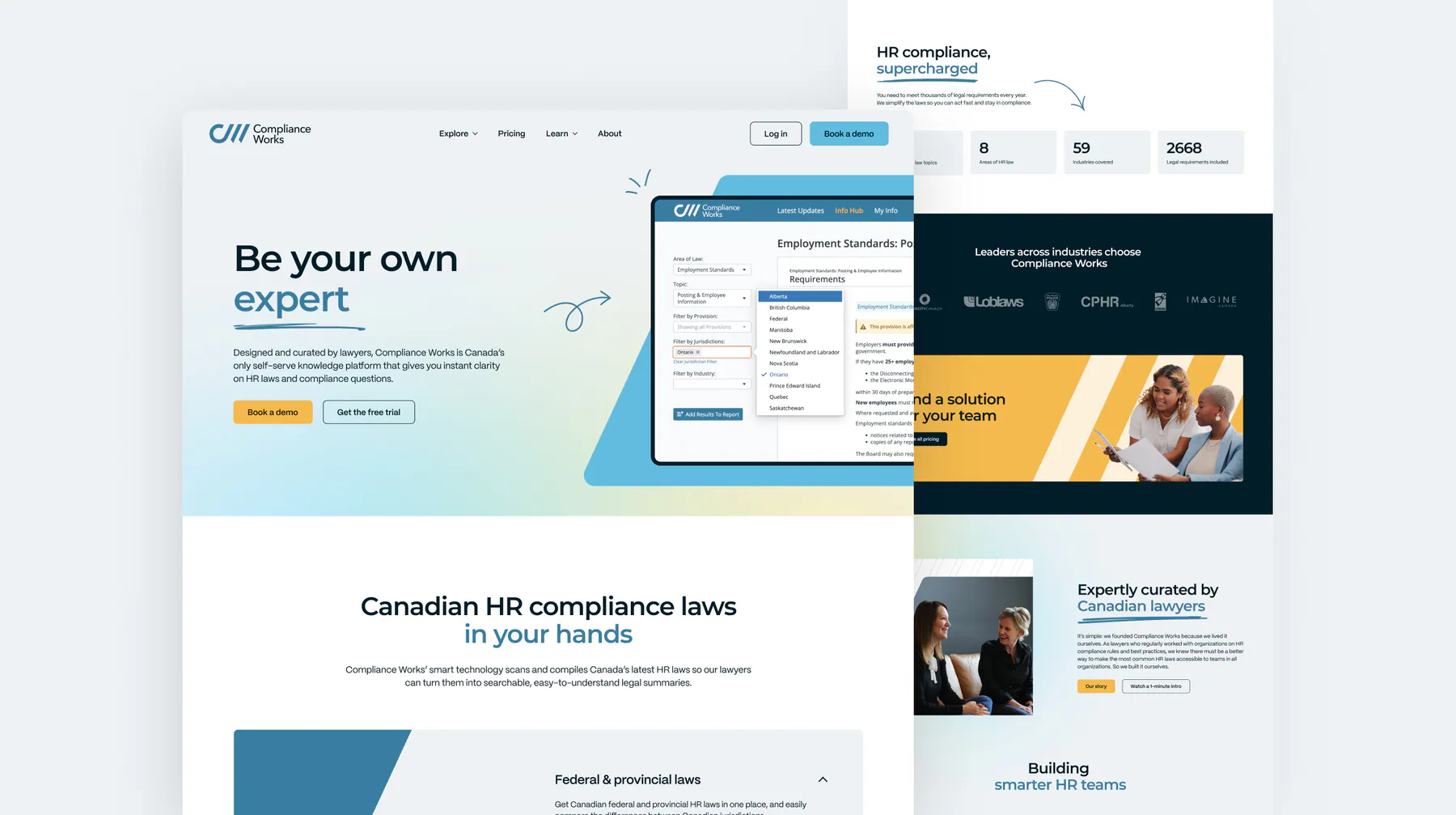 Compliance Works website by Aully