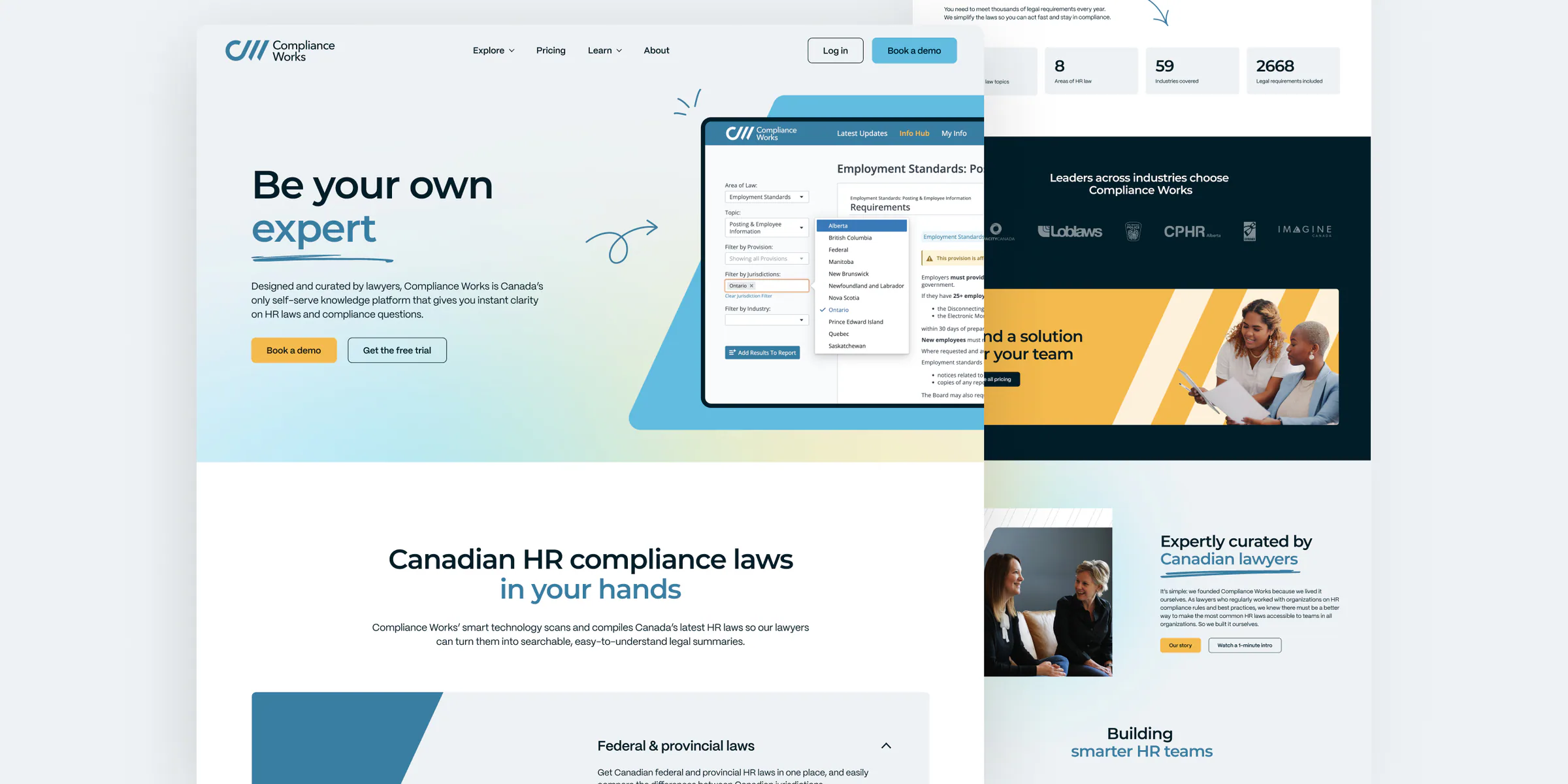 Compliance Works website by Aully