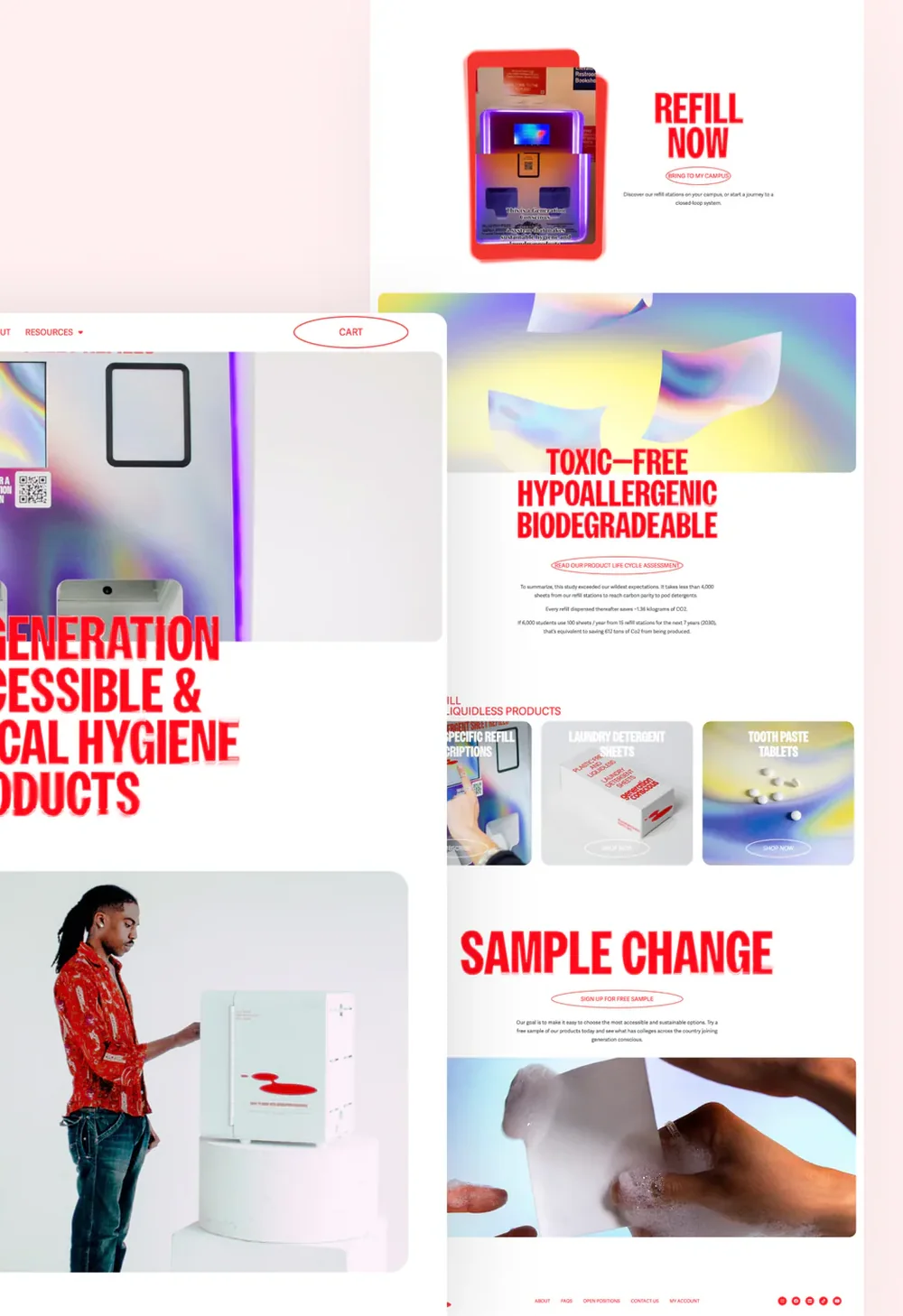 Generation Conscious website by Aully