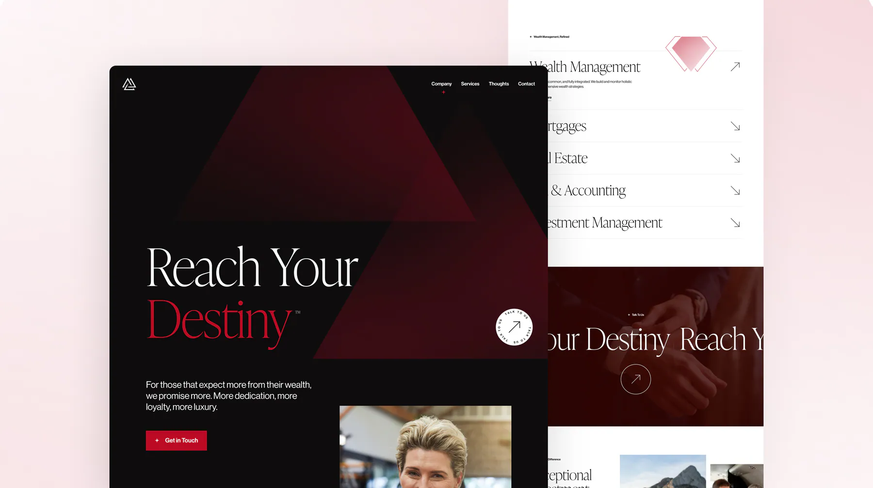 Kismet Wealth Group website by Aully