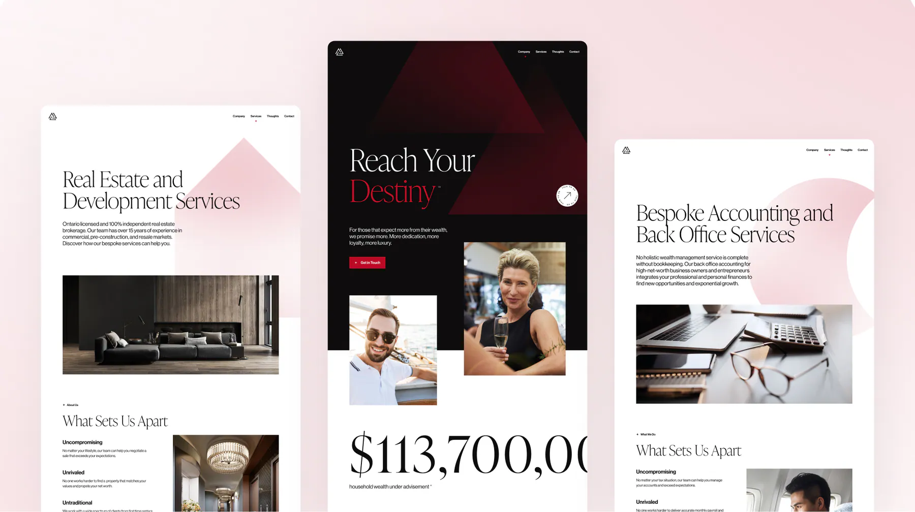 Kismet Wealth Group website by Aully