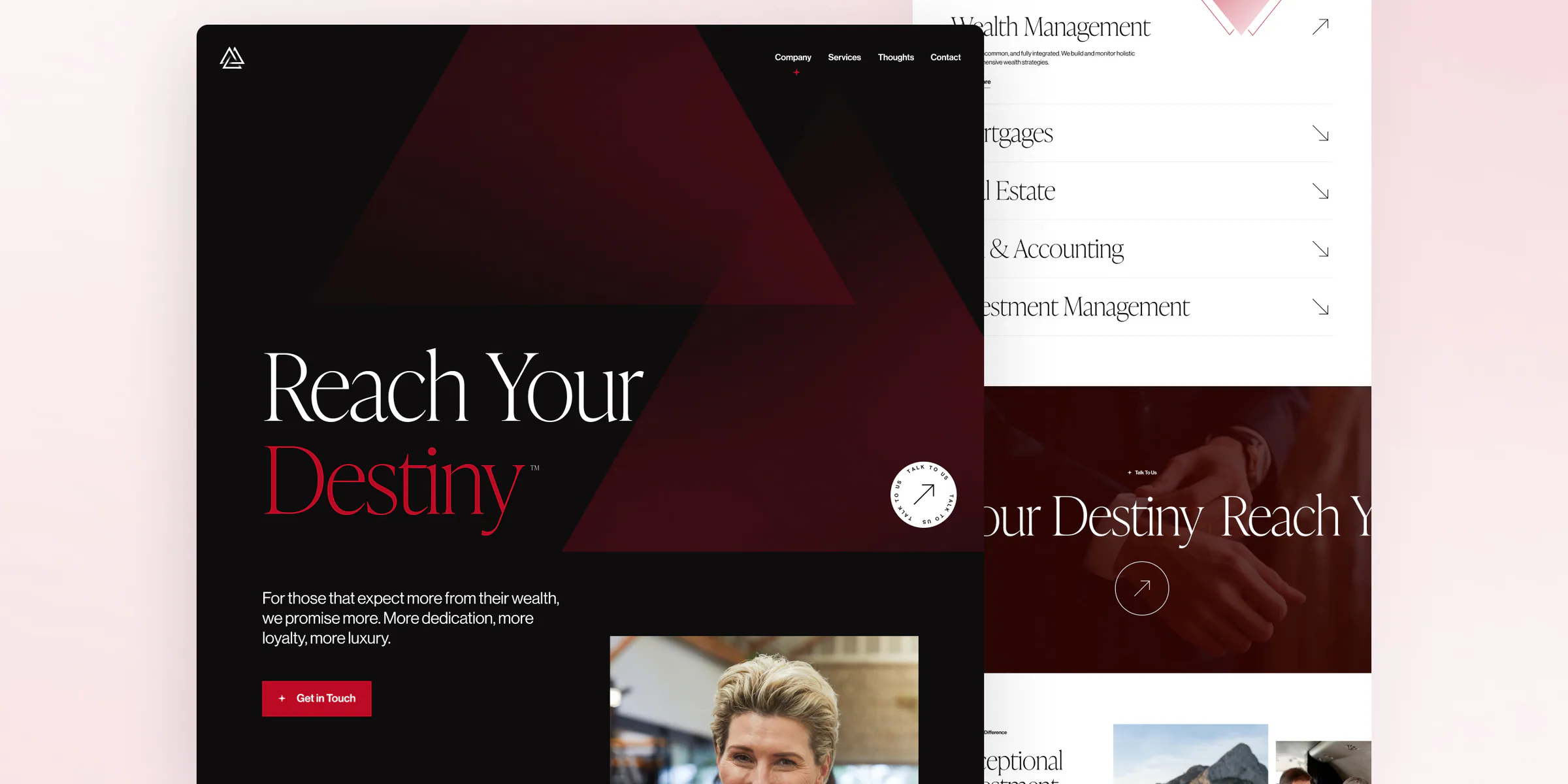 Kismet Wealth Group website by Aully