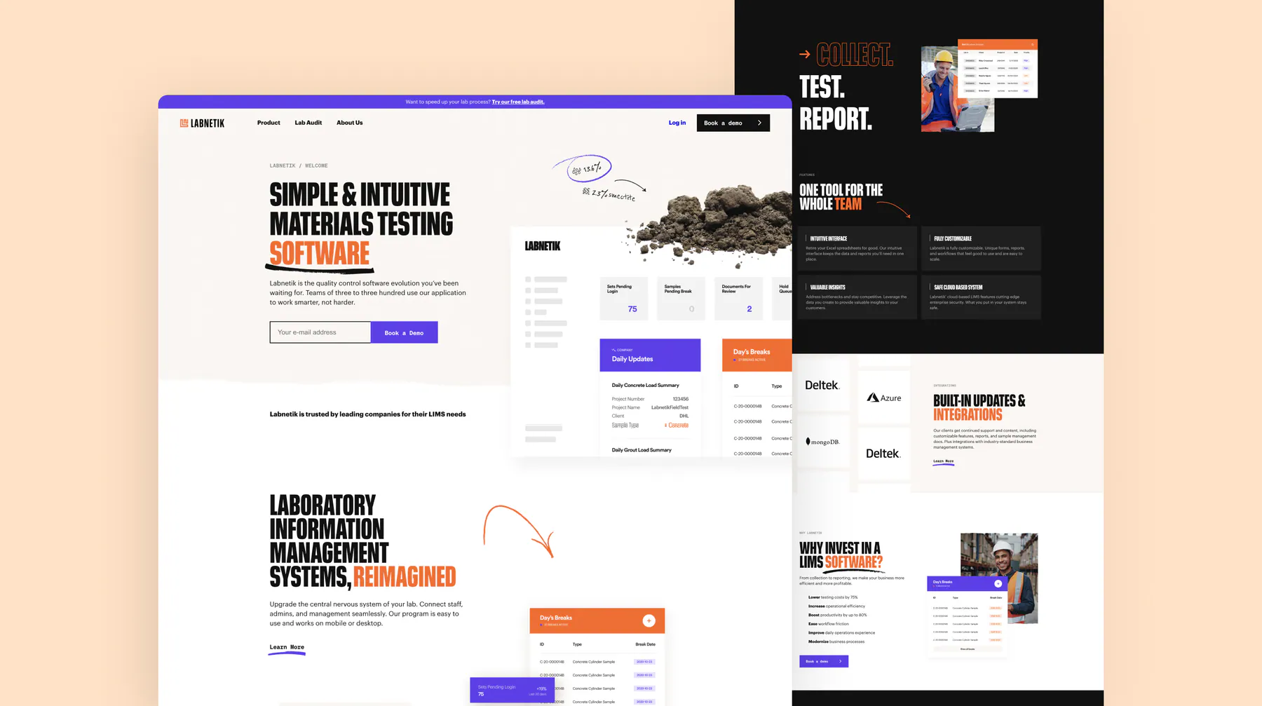 Labnetik website by Aully