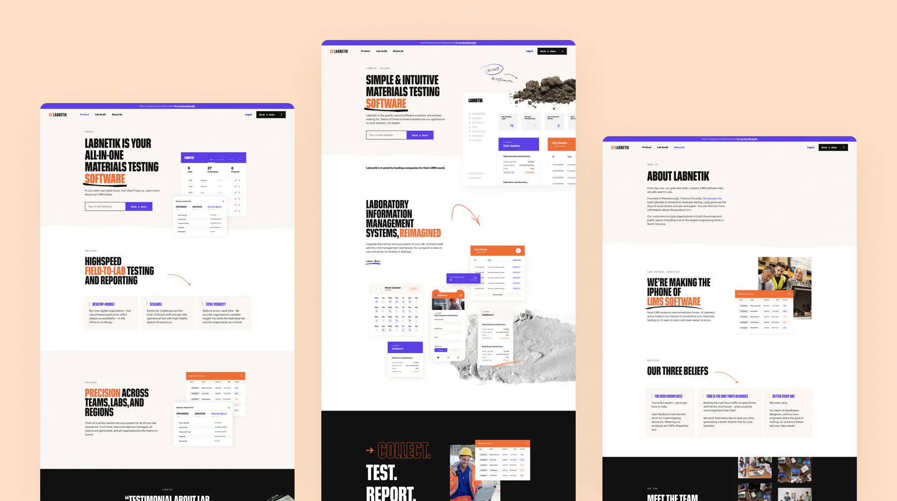 Labnetik website by Aully