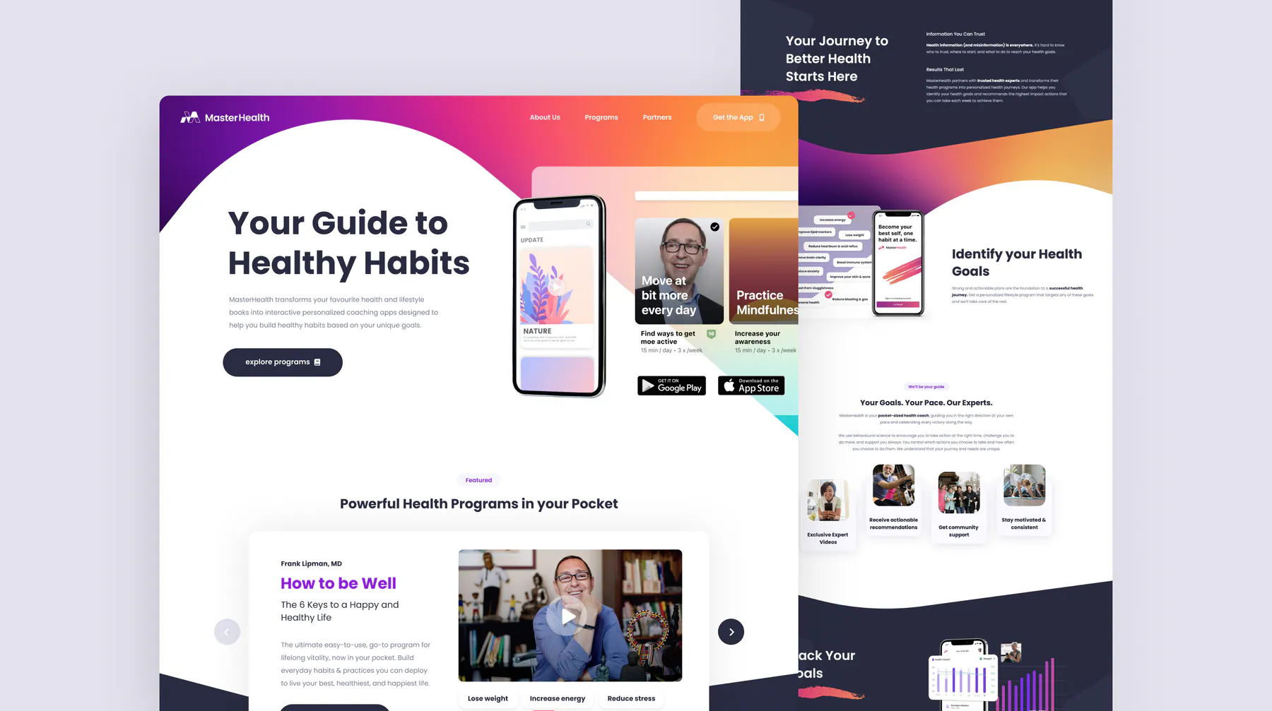 MasterHealth website by Aully