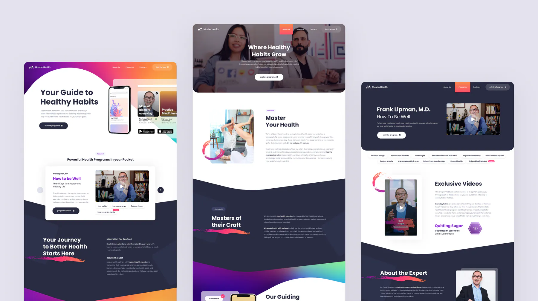 MasterHealth website by Aully
