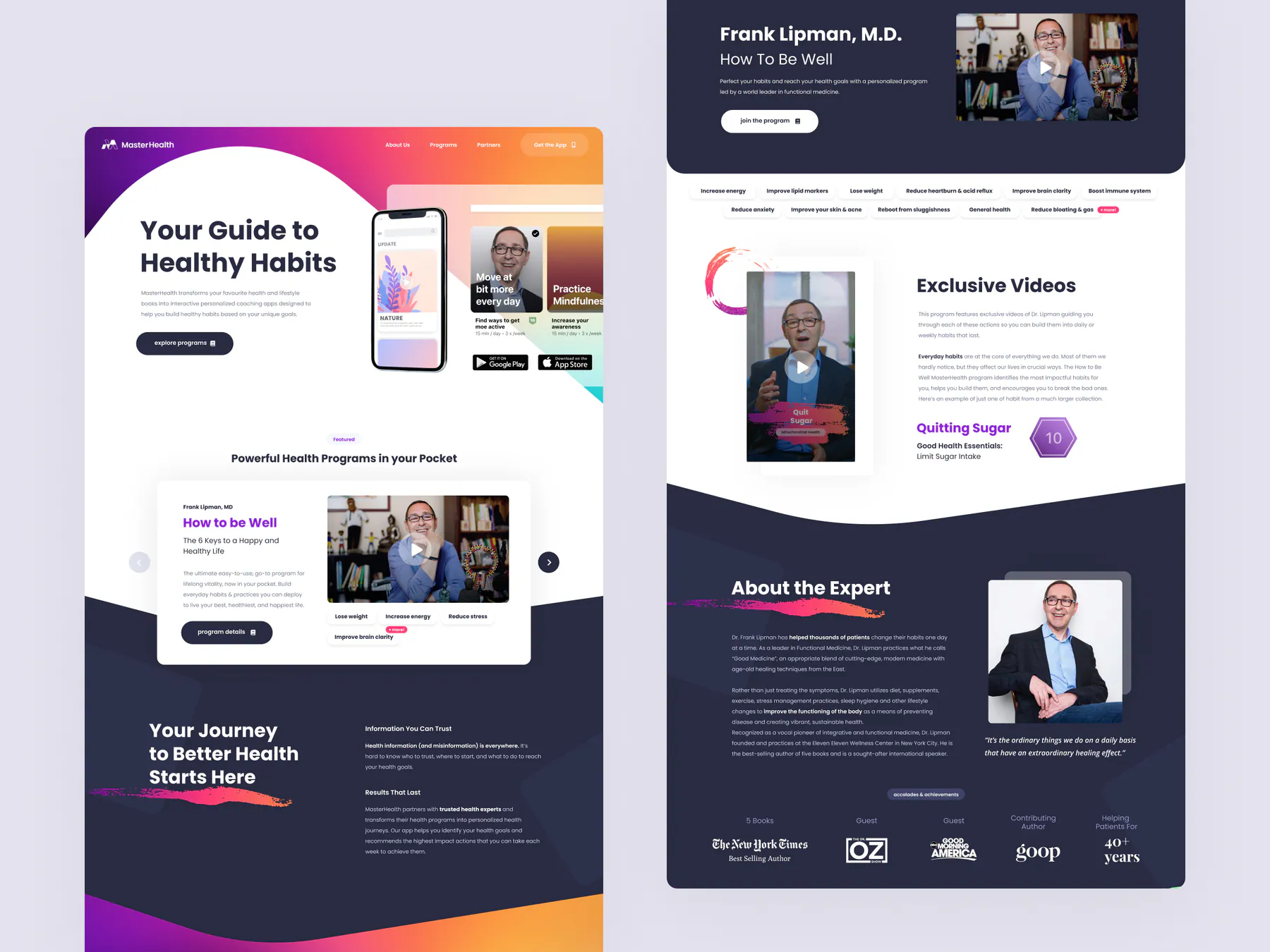 MasterHealth website by Aully