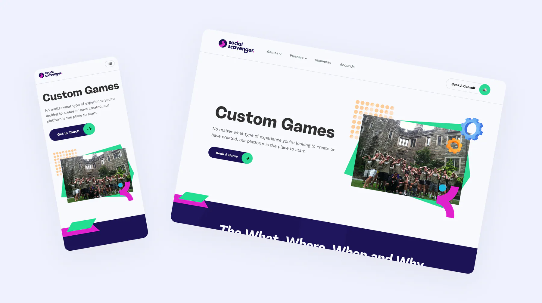 Social Scavenger website by Aully