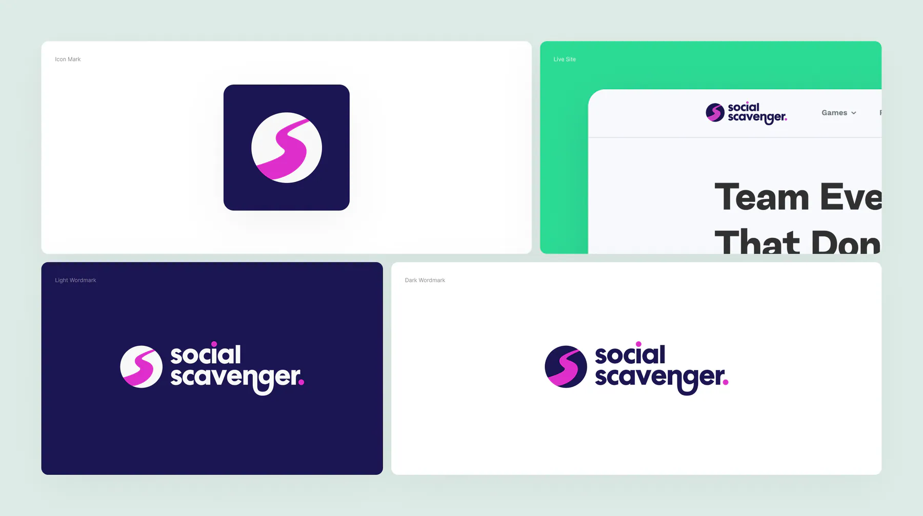 Social Scavenger website by Aully
